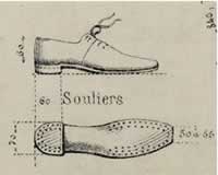 Schuhe der Infanterie (Dekret von 1867)