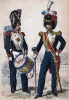Kaisergarde - Grenadiere, Tambour und Tambour-Major