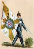 Hessen-Darmstadt Infanterie 1870 - Fahnenträger vom 3. Infanterie-Regiment