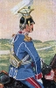 Sachsen Kavallerie 1870 - Offizier vom 1. Ulanen-Regiment