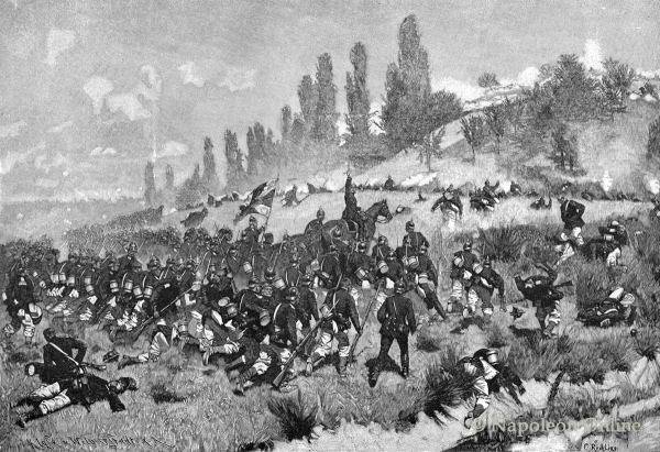Erstürmung des Roten Bergers während der Schlacht von Spichern (C. Röchling)