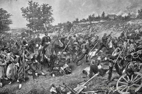 Die Württemberger in der Schlacht von Wörth (G. Bleibtreu)