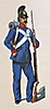 Infanterie 1855 - 1. Regiment König, Soldat des 3. Bataillons