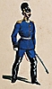 Infanterie 1868 - 14. Regiment, Regimentsadjutant im Range eines Hauptmanns