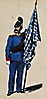 Landwehr 1868 - 8. Bataillon, Fahnenträger