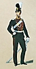 Kavallerie 1854 - 5. Chevaulegers-Regiment Leiningen, Oberst in Gala-Uniform zu Fuß