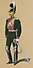 Kavallerie 1854 - 6. Chevaulegers-Regiment Herzog von Leuchtenberg, Lieutenant in Gala zu Pferd