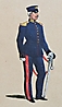 Artillerie 1848 - 3. Reitendes Regiment Königin Marie, Oberlieutenant außer Dienst