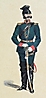 Gendarmerie 1848 - Oberlieutenant in Dienstuniform