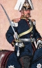 Preußen Artillerie 1866 - Oberst der Garde-Artillerie-Brigade
