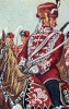 Preußen Husaren 1870 - Premier-Lieutenant des Pommerschen Husaren-Regiments (Blüchersche Husaren) Nr. 5 in Paradeuniform