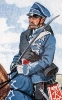 Hessen-Kassel Kavallerie 1866 - Unteroffizier des 1. (Leib-) Husaren-Regiments