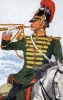 Sachsen Artillerie 1866 - Trompeter der Reitenden Artillerie-Brigade