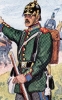Preußen Generalstab 1866 - Infanterie-Stabswache vom II. Armeekorps