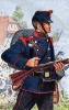 Württemberg Infanterie 1870 - Soldat des 4. Infanterie-Regiments