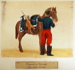 Kavallerie - Husaren (Husar in Stalluniform)