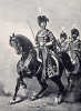 Kaisergarde Napoleons III. - Colonel Fleury der Guides in Paradeuniform (nach Gemälde von de Dreux)