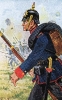 Sachsen Infanterie 1870 - Soldat vom Infanterie-Regiment Nr. 106